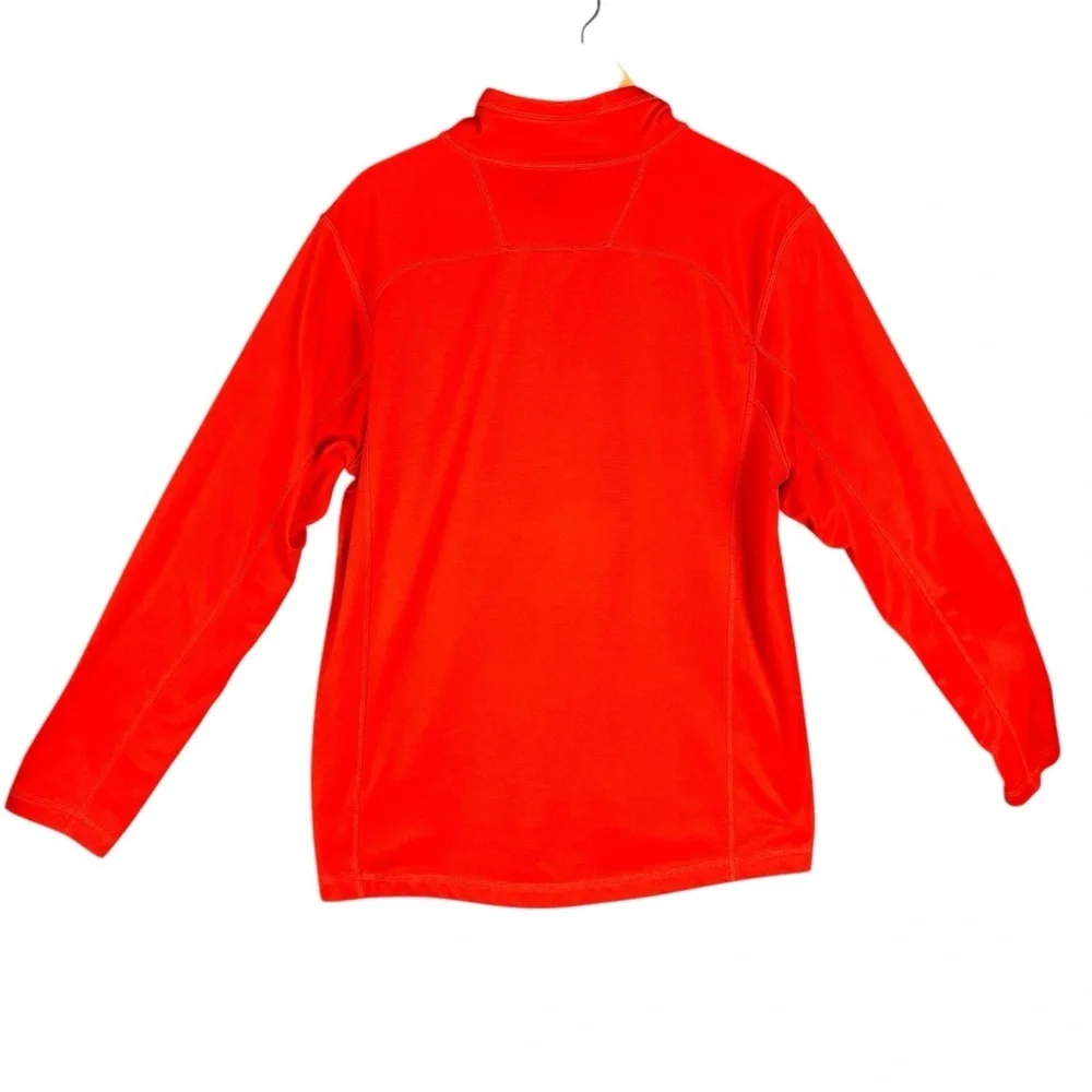 The North Face Red Quarter-Zip Micro Fleece Pullover – Men’s Large
